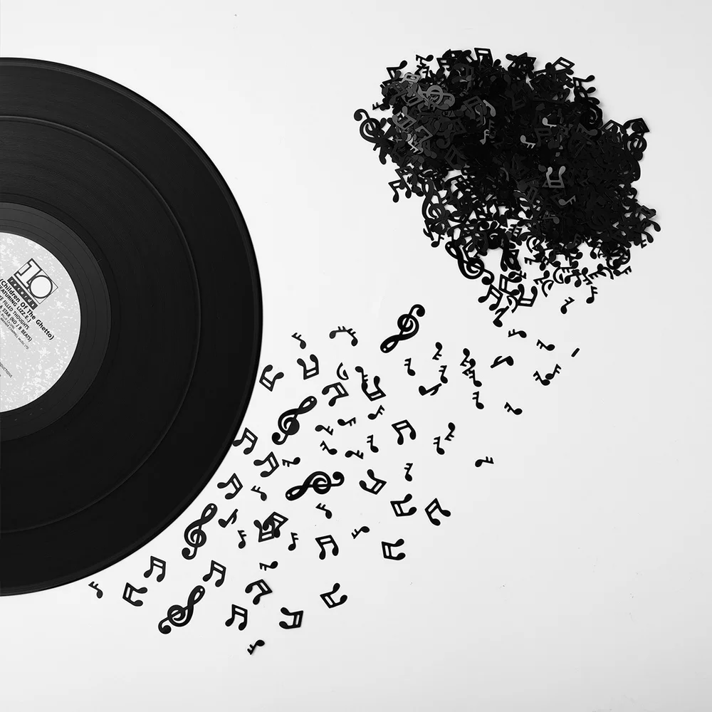 TOYANDONA 15g Musical Note Confetti Table Decorations Party Supplies for Party Birthday Wedding Baby Shower Festival (Asso