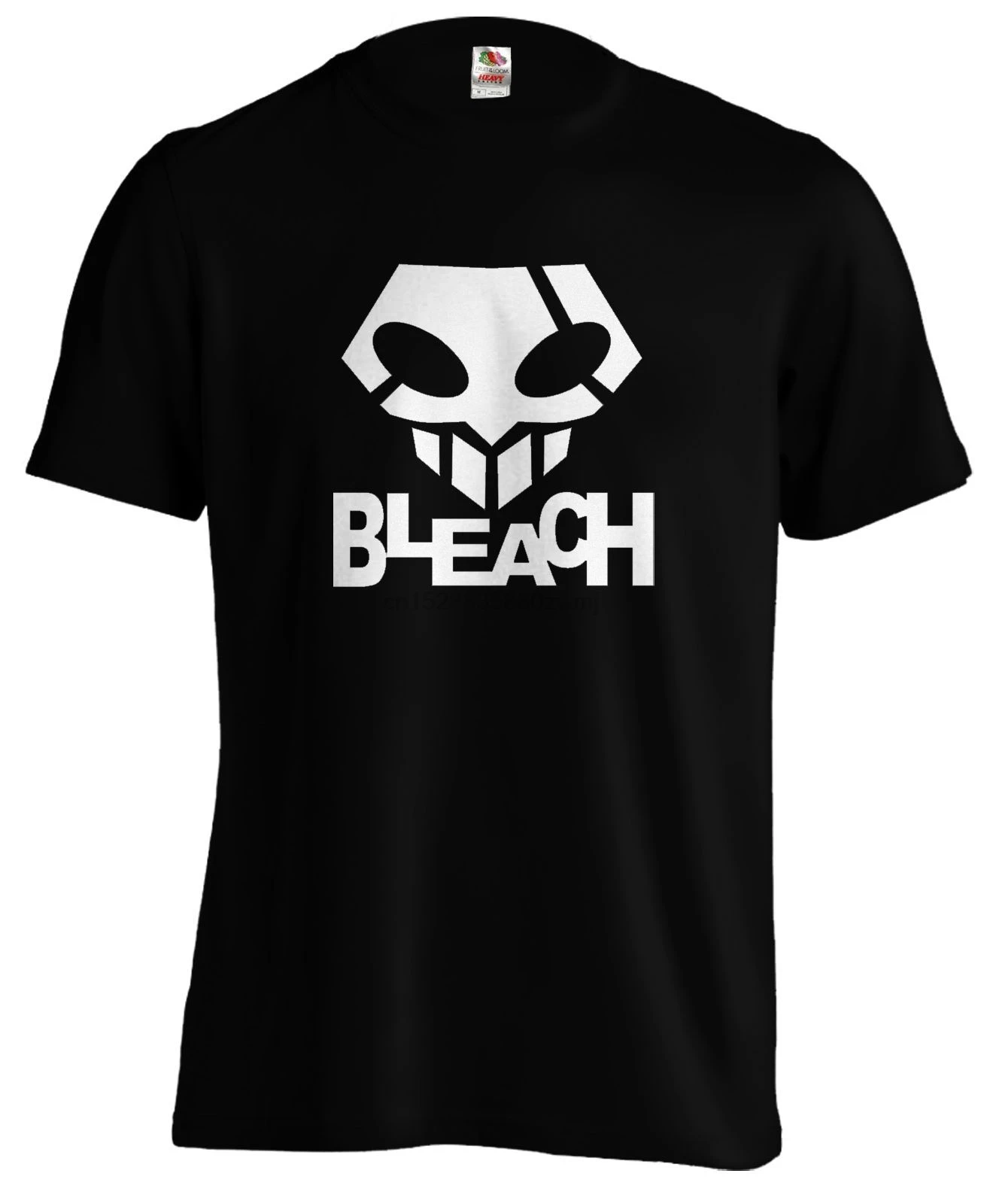 Футболка &quotМанга&quot с логотипом &quotBleach Skull&quot новые футболки Забавные топы