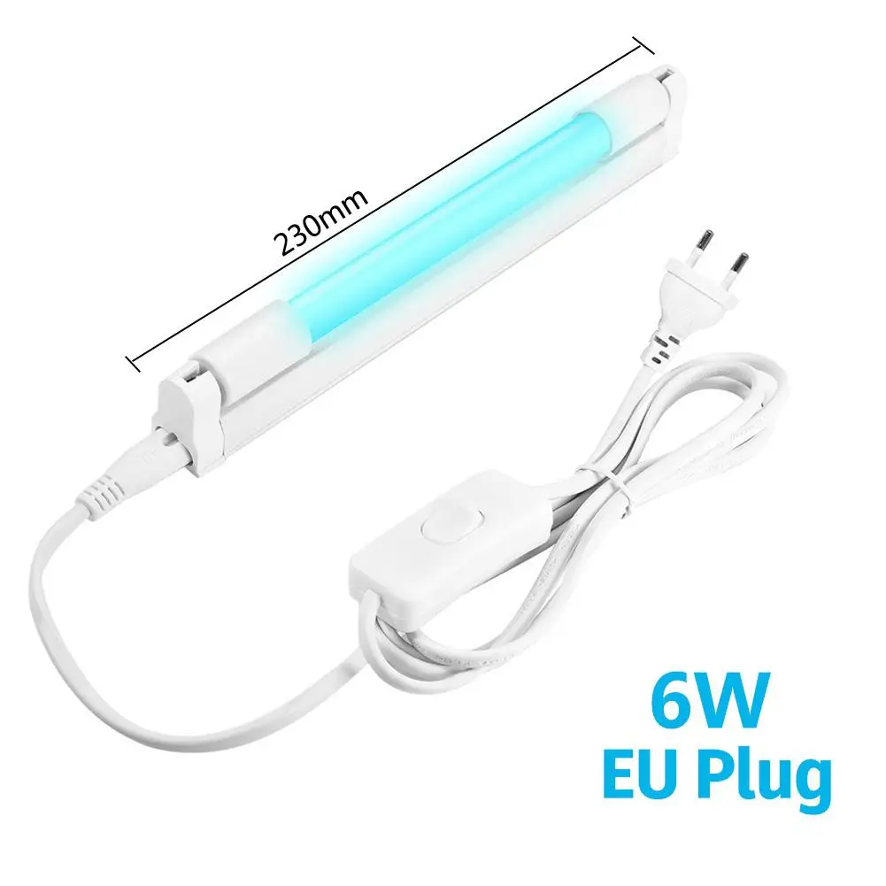 Ультрафиолетовая бактерицидная лампа T5 трубка с кронштейном Нетоксичная