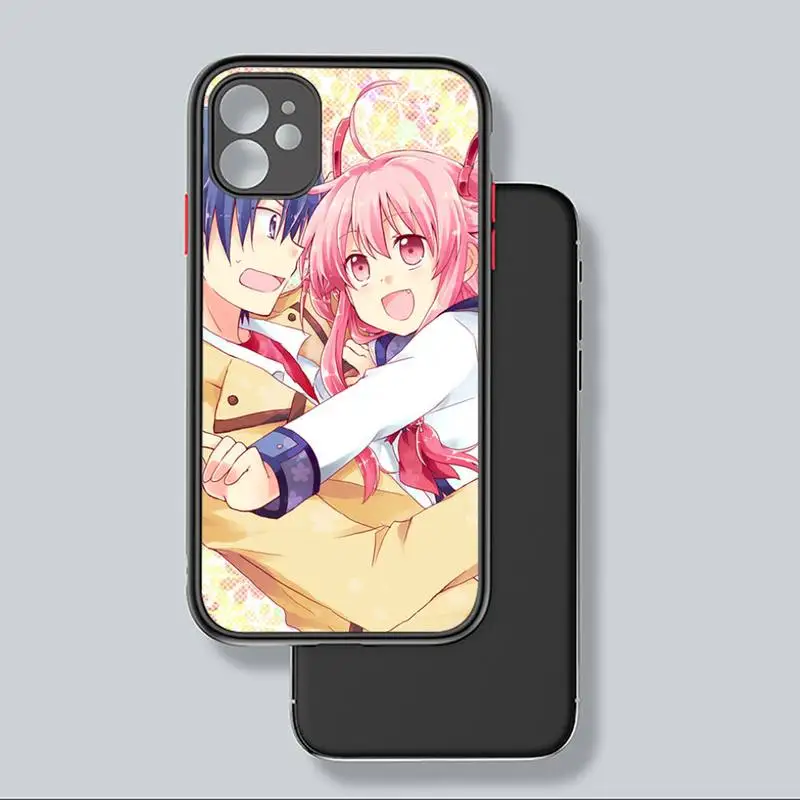 

the angel beats Phone Case For iphone 12 11 8 7 plus mini x xs xr pro max matte transparent cover