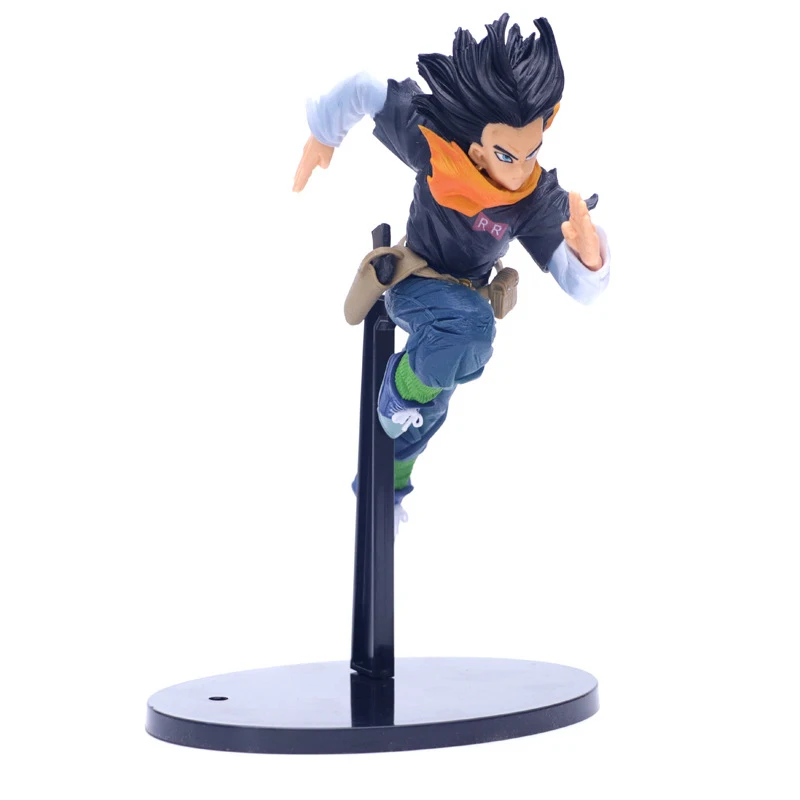 17 см Dragon Ball Z Android 17 Running Ver. Экшн-фигурка Драконий жемчуг зет Goku Lazuli PVC Fighter коллекция моделей