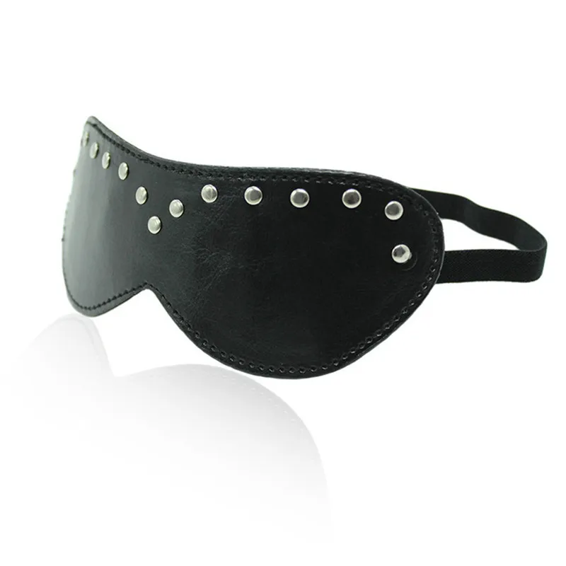 Повязка на глаза для взрослых интимные игрушки Фетиш маска глаз кожаные заклепки