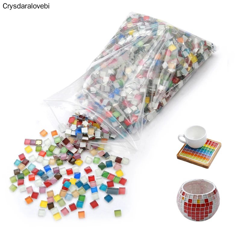 200 шт 10X10 мм витражные полосы DIY Стеклянная Мозаика хобби Материал поставщика мини