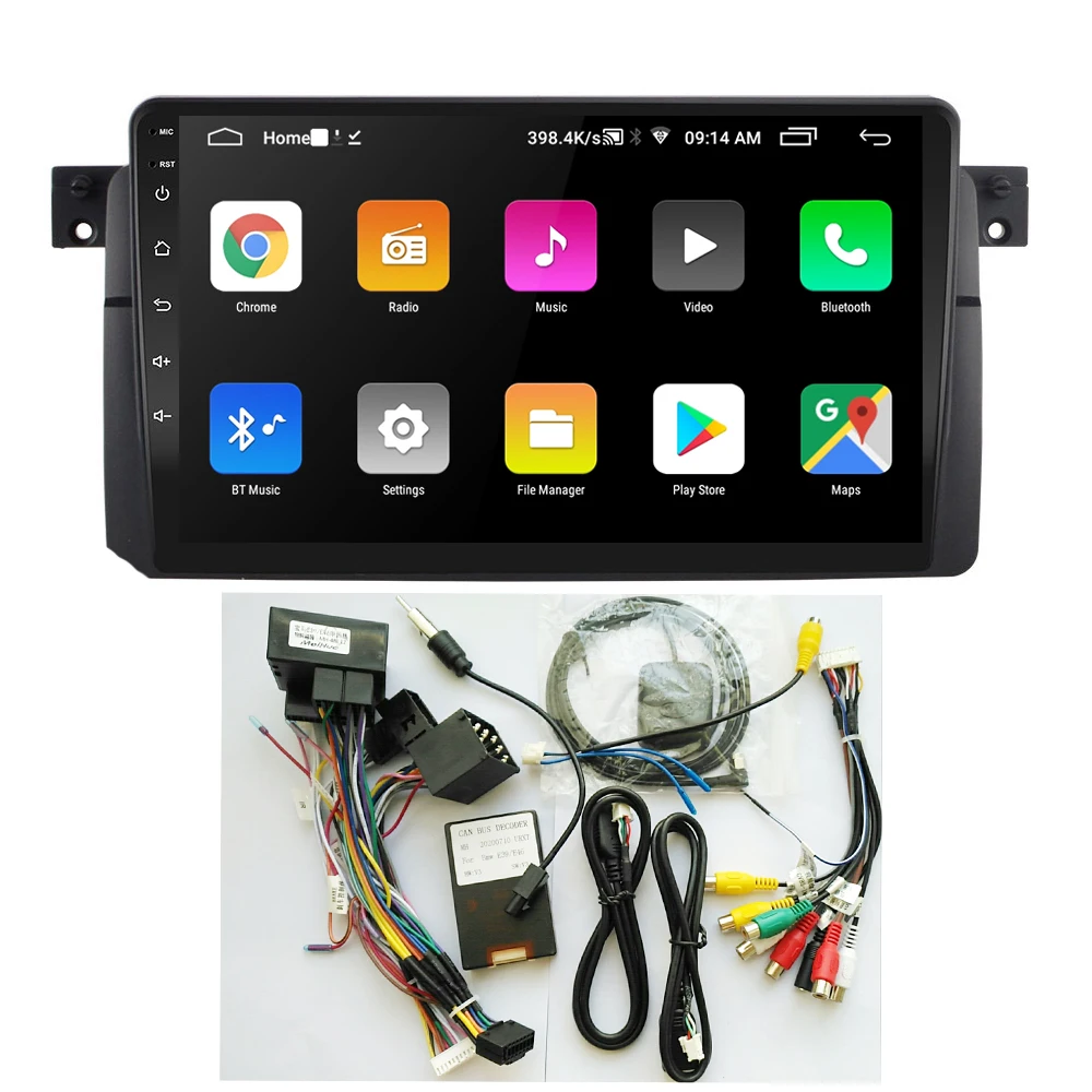 

For 1998-2006 BM 3 Series M3 E46 316i 318i Car android GPS Radio Stereo WIFI Free MAP Quad Core 2 din Car Multimedia Player