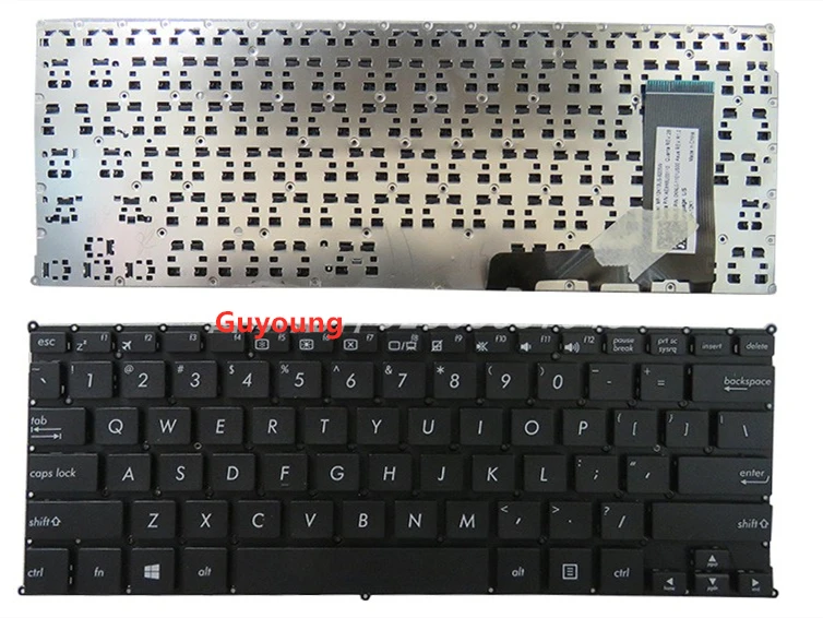 Черная клавиатура для ноутбука Asus E202 X205 X205TA E202S E205 E202SA E202M E202MA TP201SA США|Клавиатуры