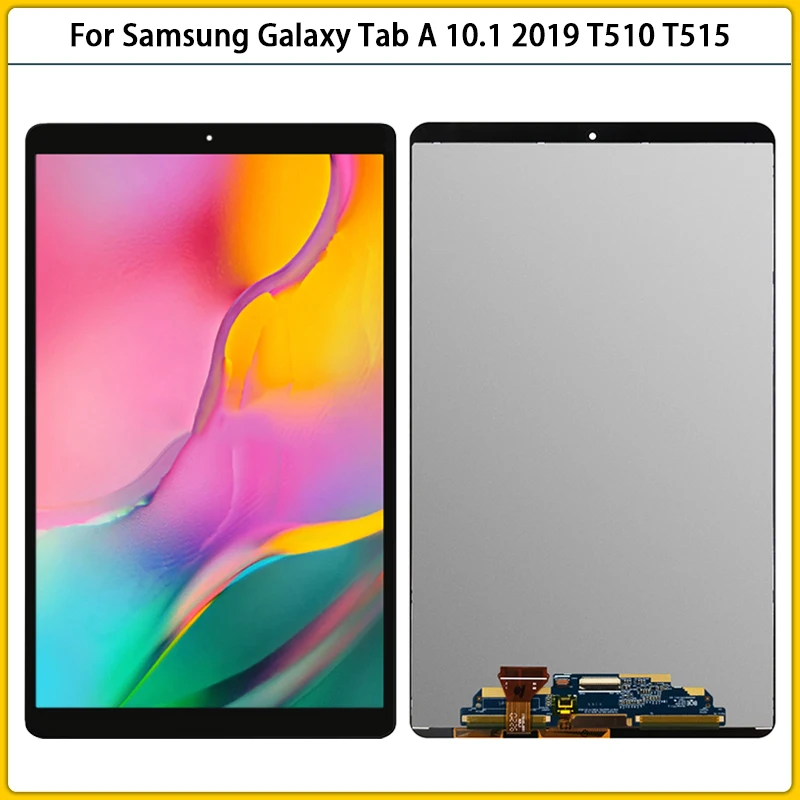 

Новинка 10,1 дюйма, ЖК-дисплей для Samsung Galaxy Tab A 10,1 2019 T510 T515, дисплей с сенсорным экраном и дигитайзером в сборе, заменяемый