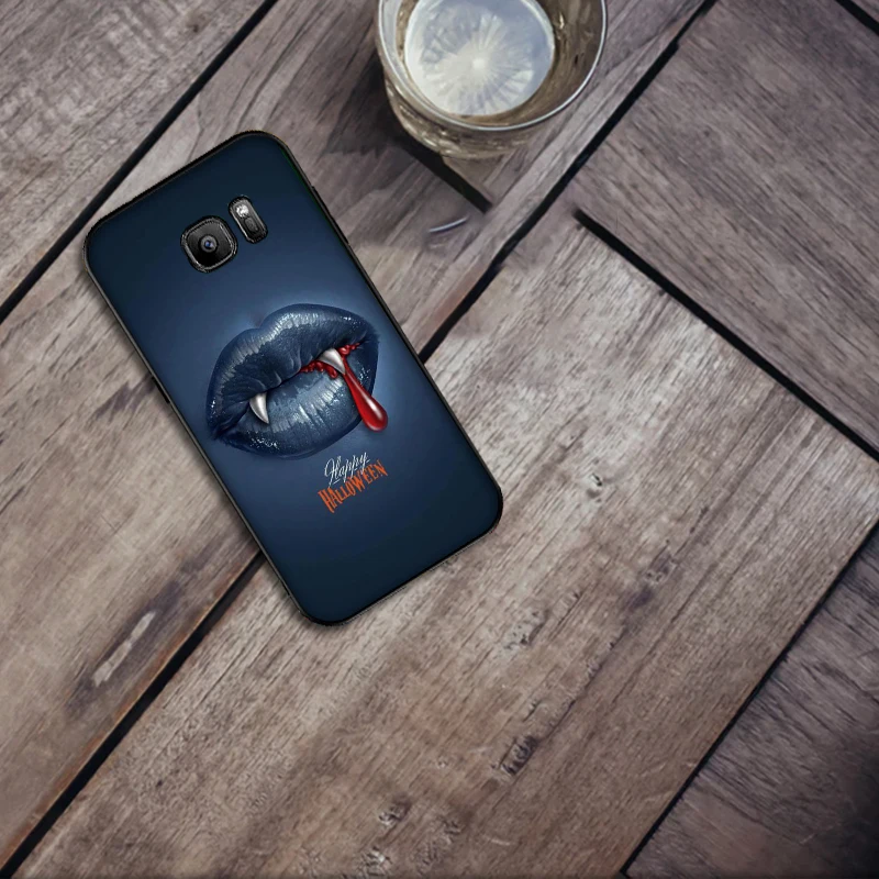 Для samsung A50 60 70 40 20 A10 чехол для телефона с рисунком из мультфильма темная кровь