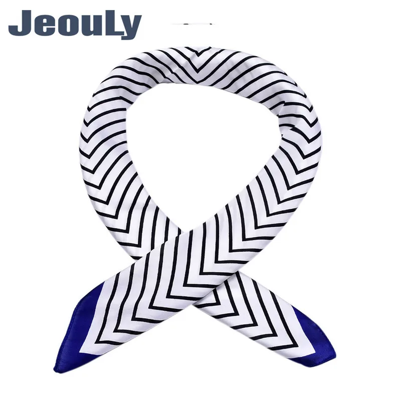 Шифоновые шарфы в полоску лето небольшие Квадратные платки г. | Аксессуары для