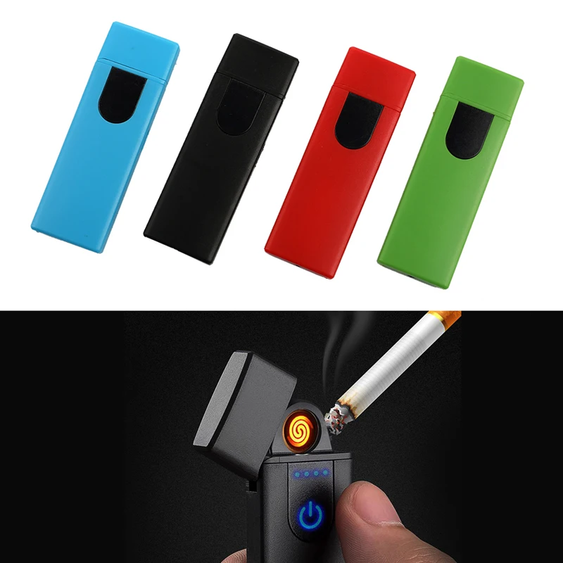 

1 шт. USB перезаряжаемая Зажигалка сенсорная Индукционная электрическая дорожная Зажигалка для сигарет аксессуары для курения подарок
