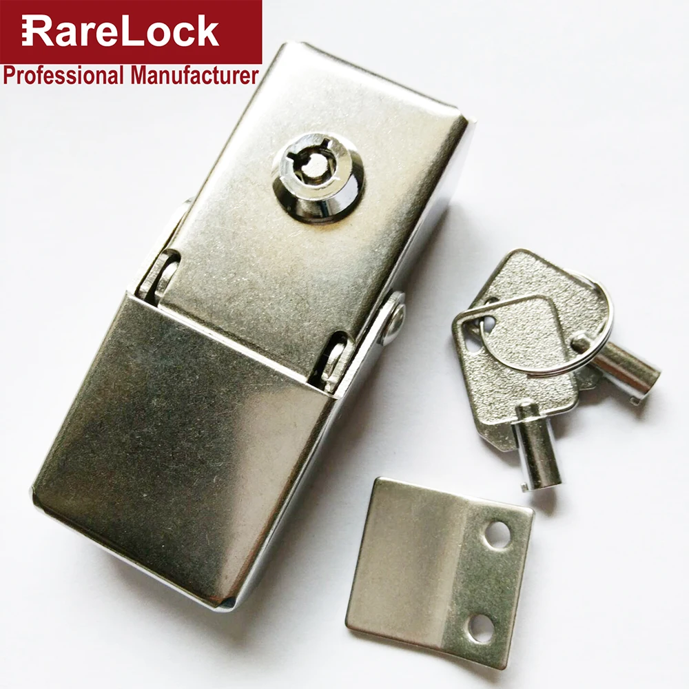 Нержавеющая трубчатый Hasp замок с ключом для светильник коробка воздушная окна