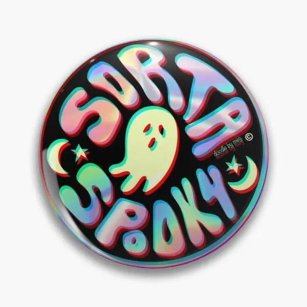 

Holo Sorta Spooky настраиваемая мягкая булавка для пуговиц ювелирные изделия Милая брошь для влюбленной одежды металлический воротник модный пода...