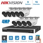 Камера видеонаблюдения Hikvision, 16 каналов, POE, NVR, 4 МП, IP