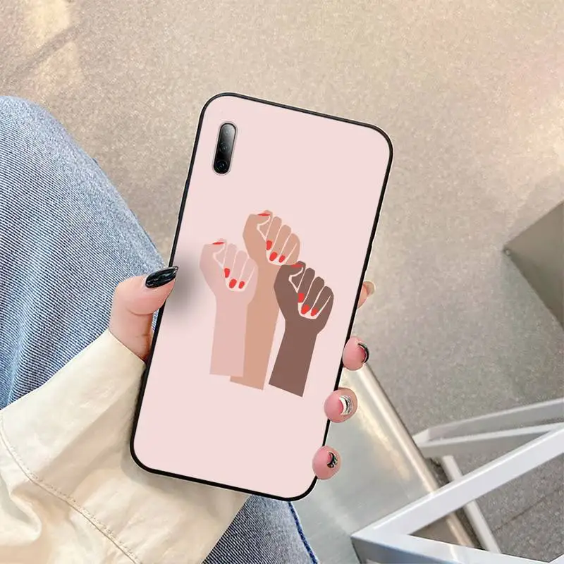 

Minimal Girl Power Feminist Phone Case For Xiaomi mi6 5x 8 a1 2 9se 8lite 3s Cover Fundas Coque