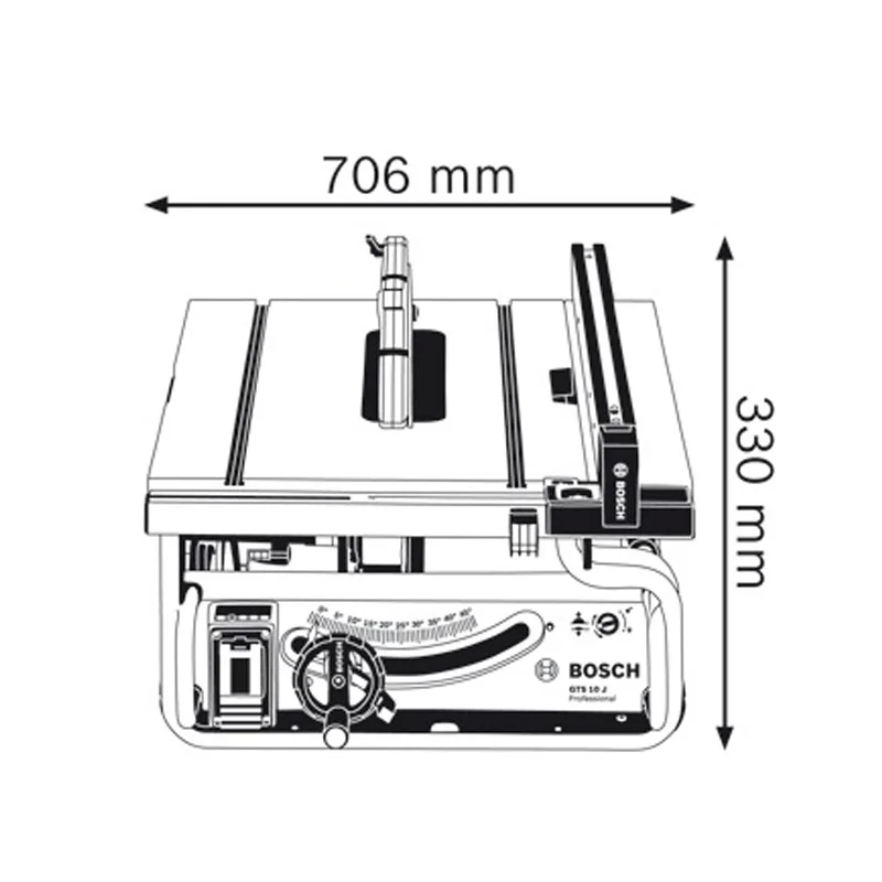 10-дюймовая столярная пила для работы на электрическом круговом станке многофункционального верстака.
