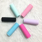 Sippy cup 16oz Slim Tumblers, матовые цвета, двойная настенная бутылка для воды, питьевая пластиковая кружка для кофе, Sippy Cup со скидкой, оптовая продажа