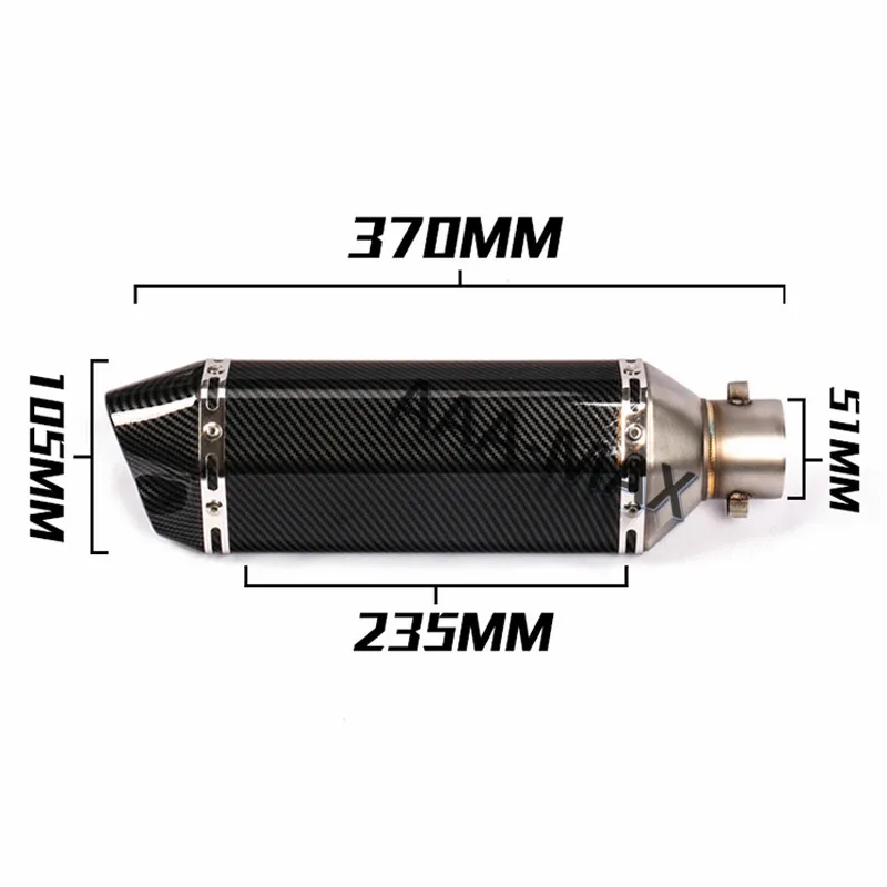 Для akrapovic Yoshimura глушитель для мотоцикла труба для VESPA GTS300 946 LX150 piaggio mp3 acerbis ybr pcx nmax 125 cbr125