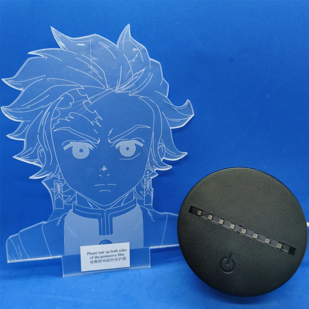 Лист лампы атака на Титанов ночсветильник из аниме акриловая доска только для