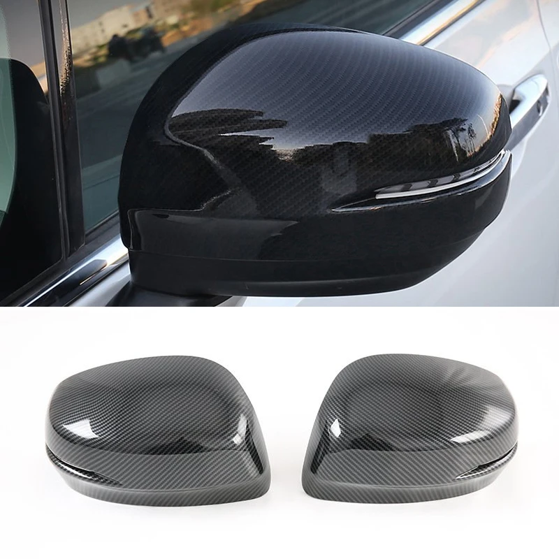 

For Honda Odyssey 2015-2022 2PCS Carbon Fiber ABS Car Side Door Rearview Mirror Protect Cover Trim Car Styling Accessories