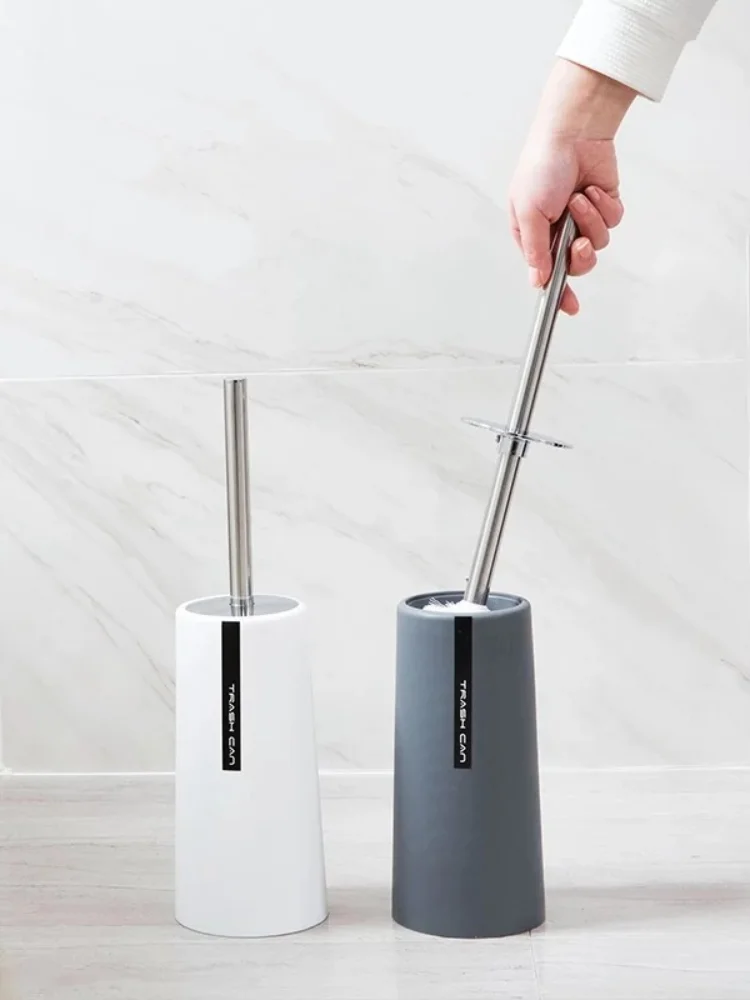 

Stainless steel Toilet Brush Holder Sets WC Household Cleaning Brush Floor Standing Cleaning Accessories Handle Cleaning Tools