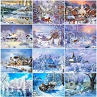 Алмазная вышивка EverShine, полный набор квадратных страз, пейзаж сделай сам, бусины, вышивка крестиком, алмазная живопись, картина, зимний подарок ручной работы