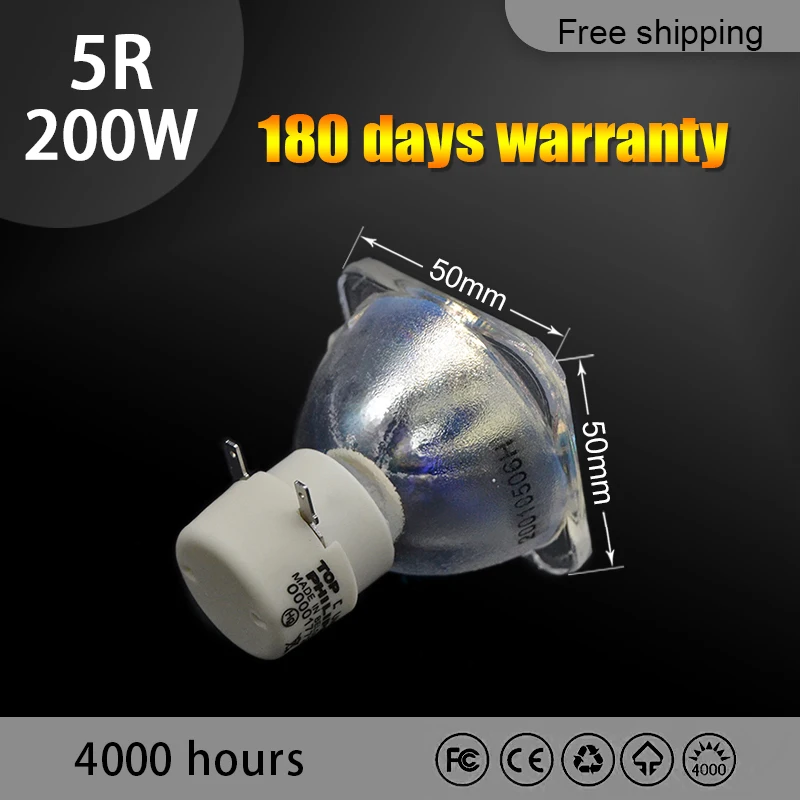 

High Quality 200W 5R Lamp MSD Platinum For Beam Sharpy Moving Head Beam Light Bulb Stage Light wholesale