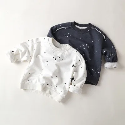 Детский Повседневный пуловер для мальчиков модная толстовка с рисунком поина и