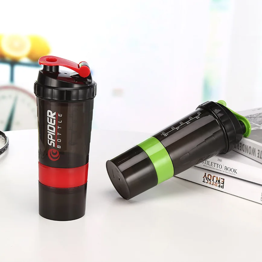 Шейк чашка протеиновый порошок портативная Спортивная белка белая бутылка для