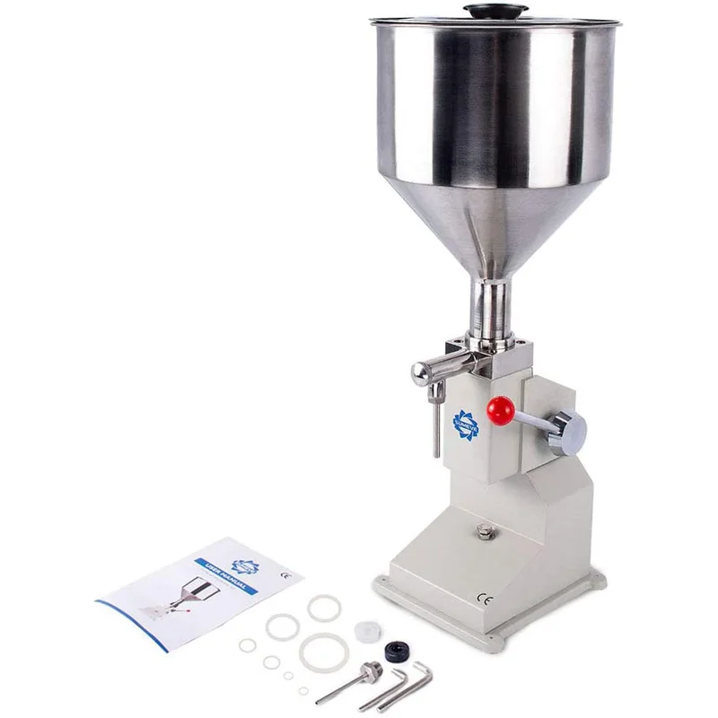 Sumeve Manual Filling Machine Liquid Paste Filling Bottler Low-Dose Lotion Oil Filler Cream Shampoo Cosmetic 5-50ml