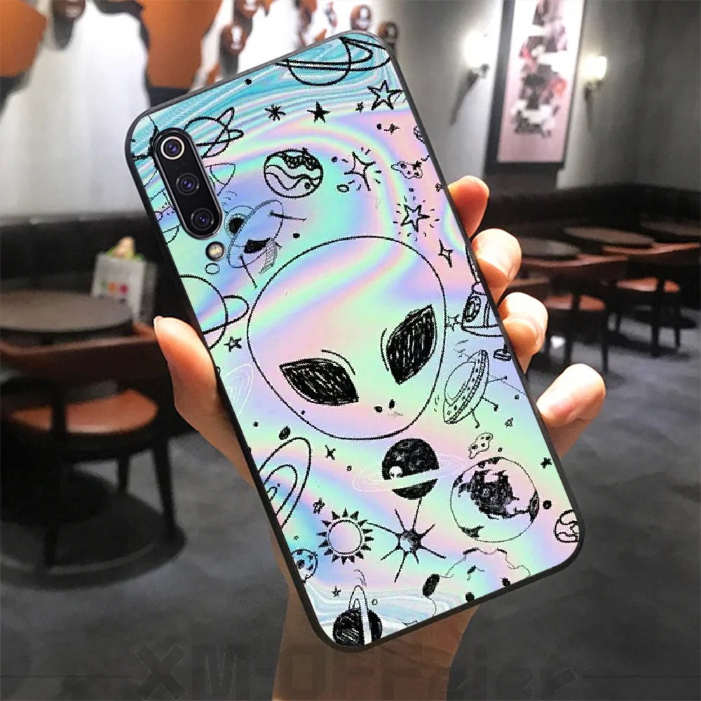 BaweiTE Alien ghost Coque Shell Phone Case for xiaomi mi 8 9 8SE 9SE 8Lite mix2 2S max2 3 Pocophone F1 | Мобильные телефоны и