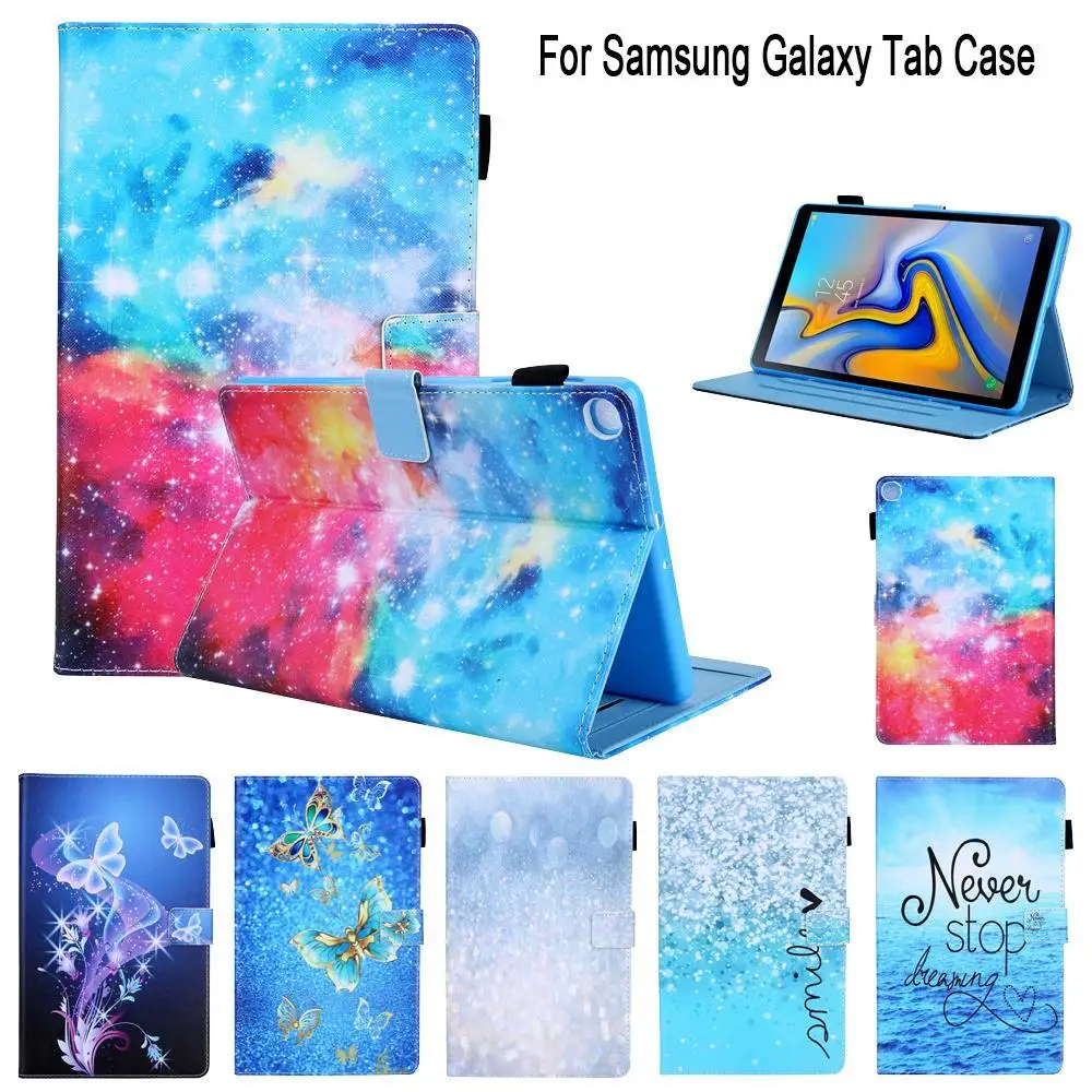 

Case For Samsung Galaxy Tab A7 10.4 2020 CoverSM-T500/A10.1 T510/A 8.0 T290/A 8.4 T307 Tablet Fashion Cartoon Painted Case Cover