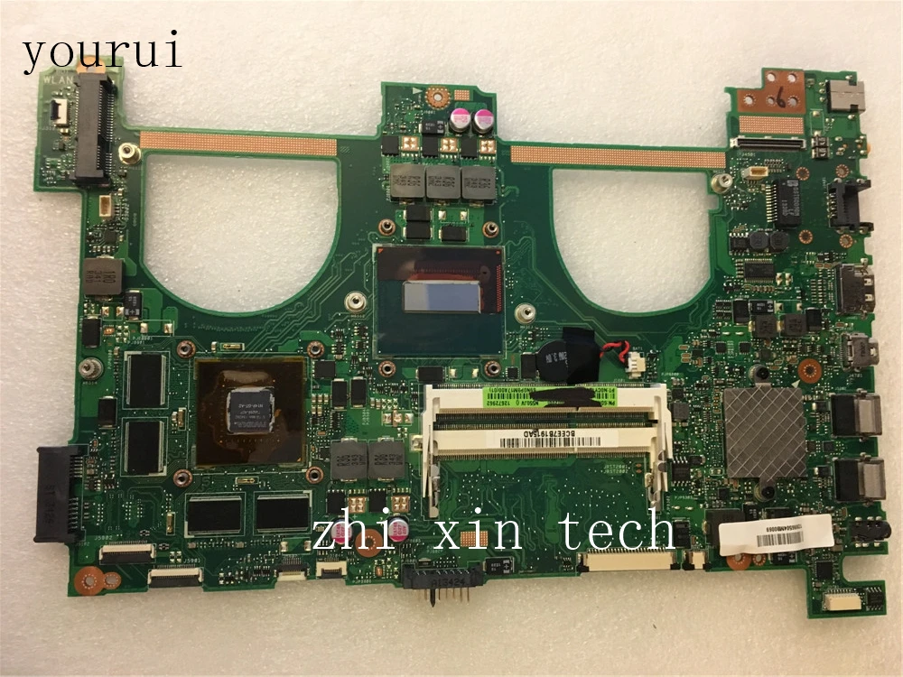 

yourui For ASUS N550JV Laptop motherboard REV 2.0 with cpu i7-4700HQ DDR3 Fully Test ok