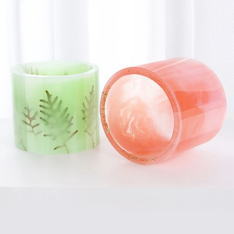 

Pen Holder Epoxy Resin Mold Succulent Plant Pot Silicone Mould DIY Crafts Mold