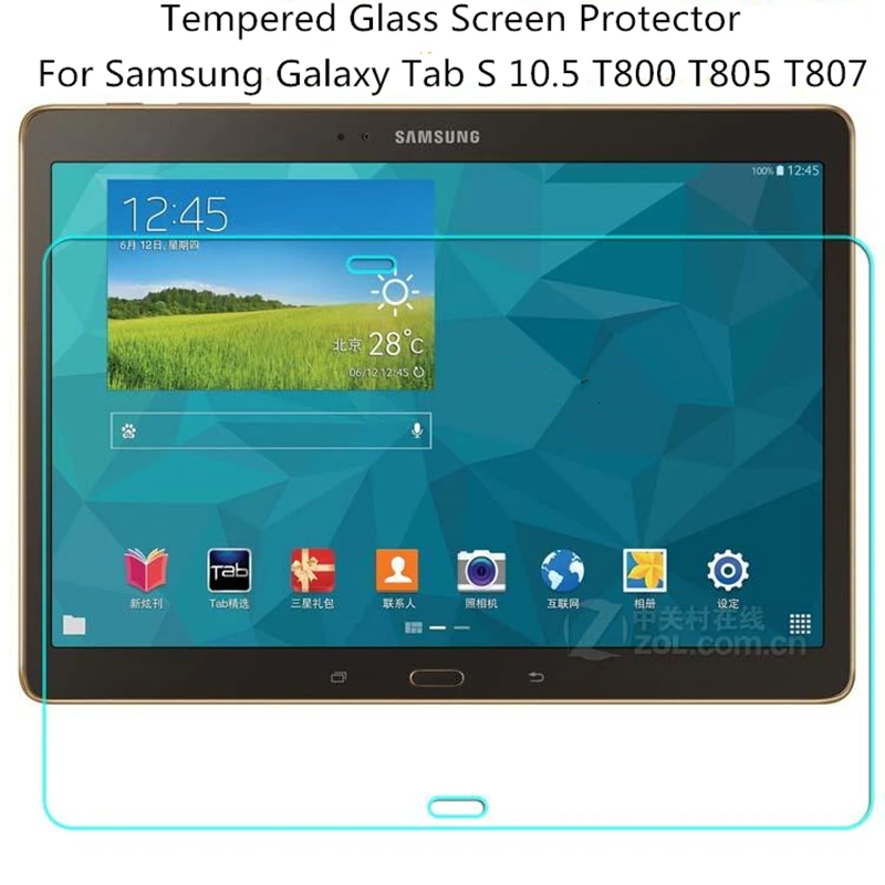 Закаленное стекло для Samsung Galaxy Tab S 10 5 T800 закаленное T805 защитный экран планшета