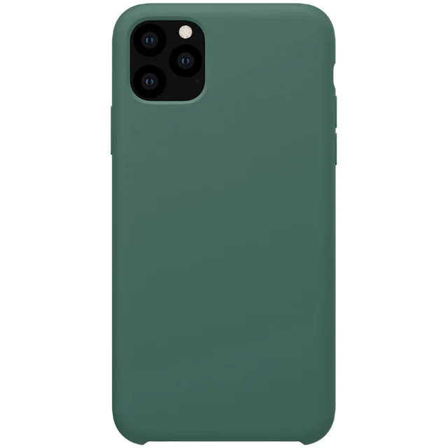 Green Nillkin для iPhone 11 Pro Max X Xr Xs чехол Чехол чистый мягкий жидкий силиконовый резиновый полный чехол s для iPhone11 Pro Max Shell - Цвет: Green