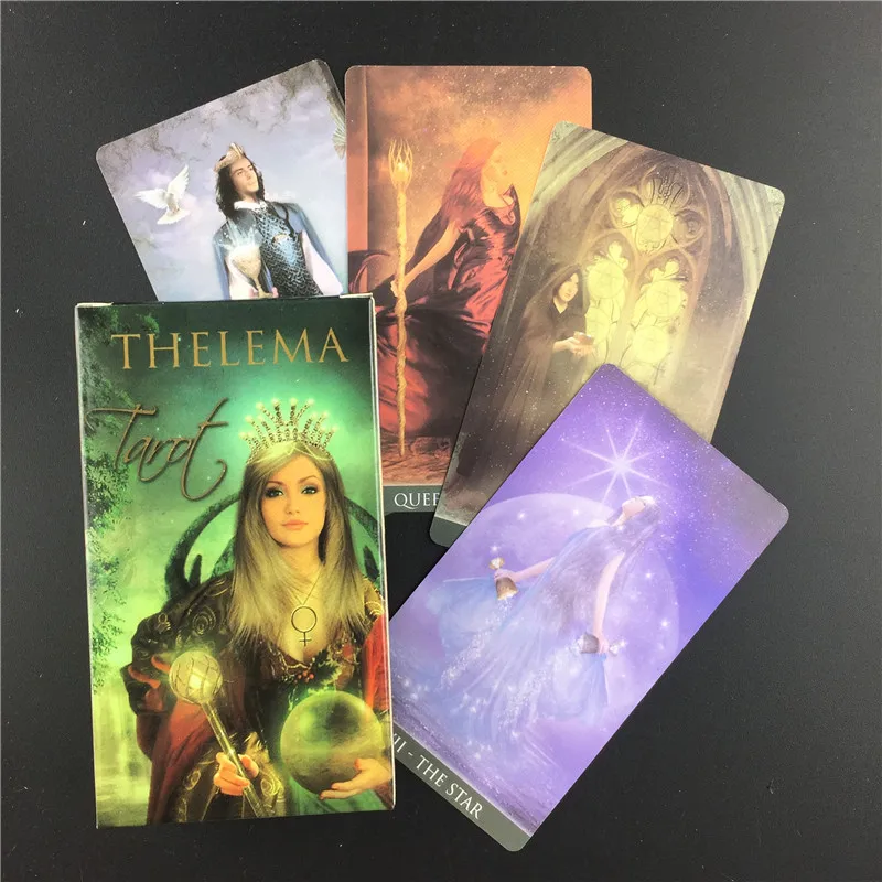 Thelema Tarot карты Настольные игры водительская судьба гадания на английском языке