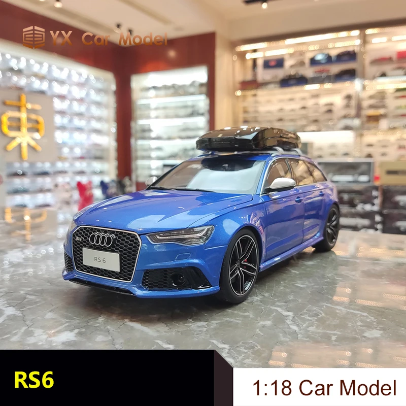 

Well Audi RS6 C7 additional travel car roof box simulation alloy metal car model 1 18