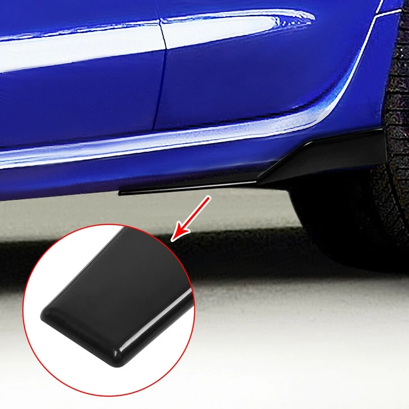Side Skirts Fits Universal Vehicles Black 450mm Exterior Bottom Line Extensions Splitter Lip Car Diffusers(Gloss Black) | Автомобили и