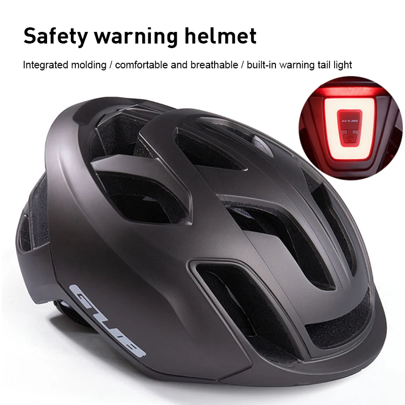 

Bike Helmet With LED Light Rechargeable Cycling Helmet For Man Women Adult Bicycle Helmet MTB Road Bike Scooter Safety Helmet