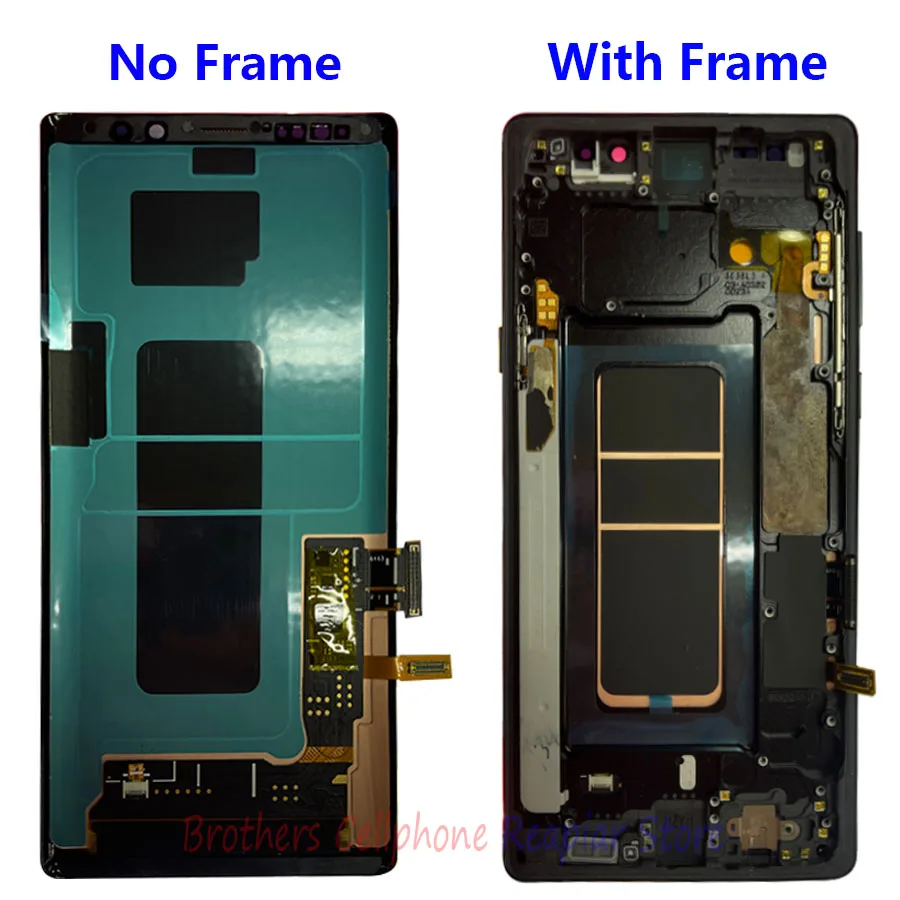 Tanie AMOLED Do Samsung Galaxy Note 9 Wyświetlacz LCD Ekran Dotykowy Digitizer Do Samsung Galaxy Note 9 N960F N960U N9600/DS Z Ramką