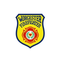 New Reflective Worcester Firefighter Vinyl High-quality Color Car-Sticker Decals Bumper Bodywork Car Interior KK1513cm