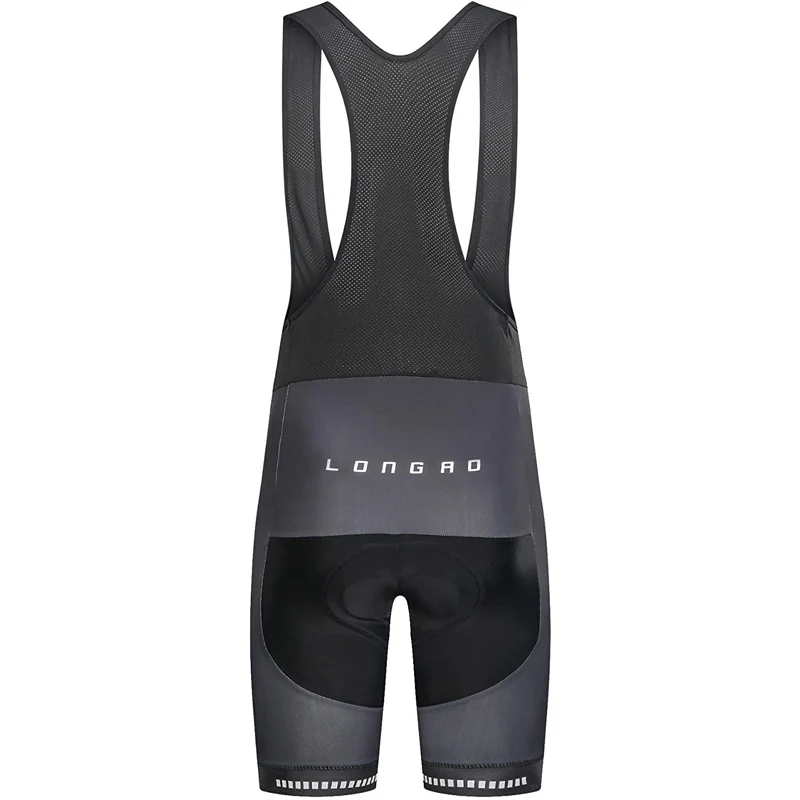 Длинные велосипедные шорты AO мужские светоотражающие дышащие трико брюки для