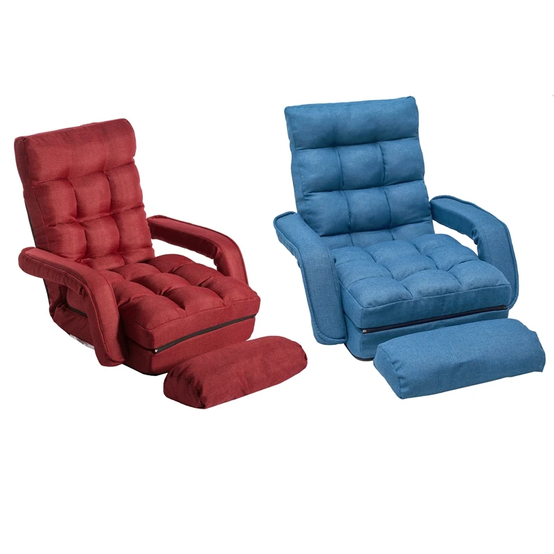 

Современная мебель для гостиной, напольный диван-стул, складной напольный стул, диван-шезлонг с подлокотниками и подушкой