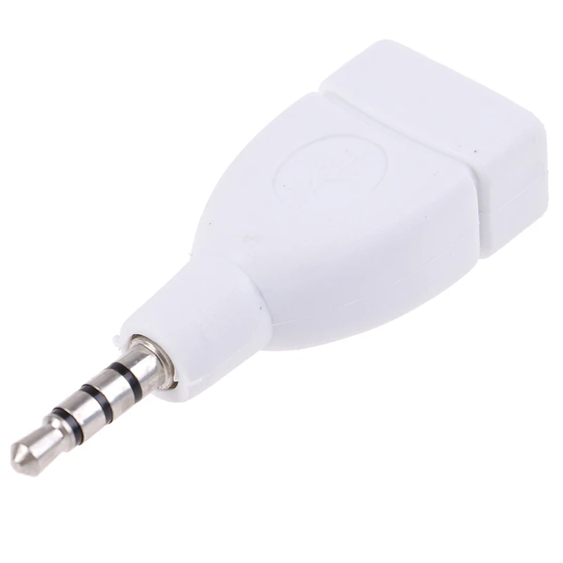 Адаптер Преобразователь USB 2 0 с внутренней резьбой на 3 5 мм штекер AUX аудио
