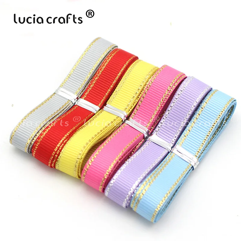 Lucia crafts 6/10/15/25 мм твердая цветная корсажная лента поделки своими руками шитьё вручную Материал вечерние Свадебные украшения T0401