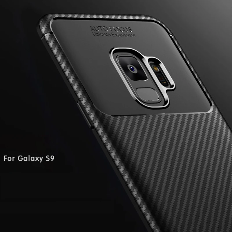 Для samsung Galaxy S9 S 9 Plus чехол роскошный чехол из углеродного волокна противоударный чехол для телефона для samsung S9+ чехол Полная защита бампер