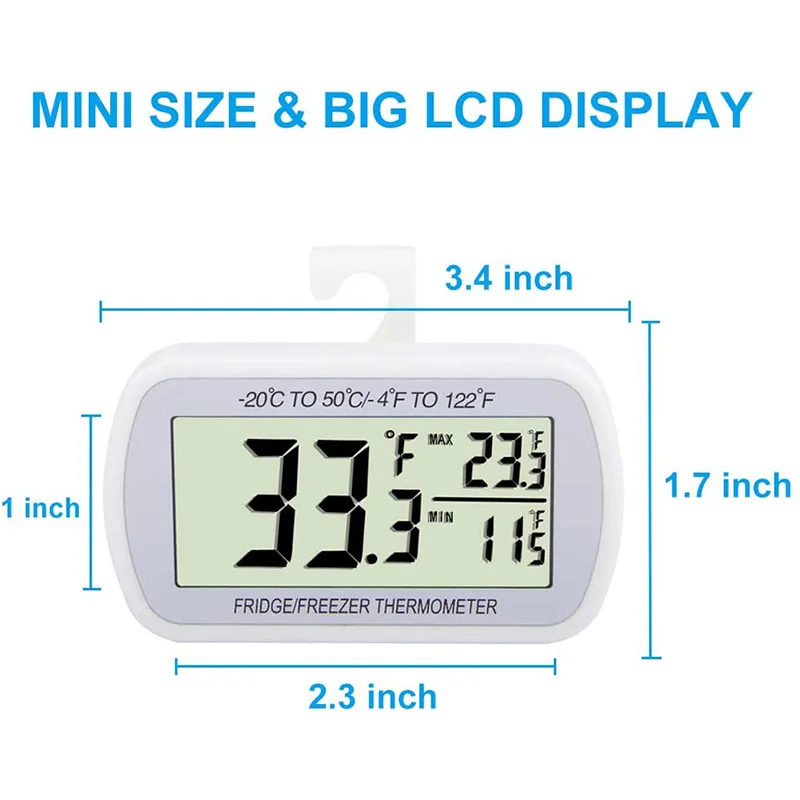 Термометр для холодильника цифровой термометр морозильной камеры большой