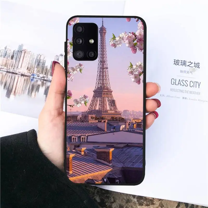 

Romantic Paris Eiffel ToweR Phone Case For Samsung galaxy S 7 8 9 10 20 edge A 6 10 20 30 50 51 70 note 10 plus