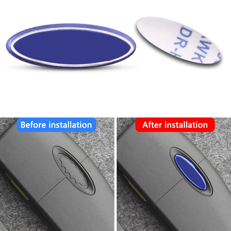 

5pcs Car Remote Key Sticker Emblem Logo For Ford Focus 2 3 1 Fiesta MK1 MK2 MK3 MK7 Fusion Ranger Escort Mondeo Auto Accessories