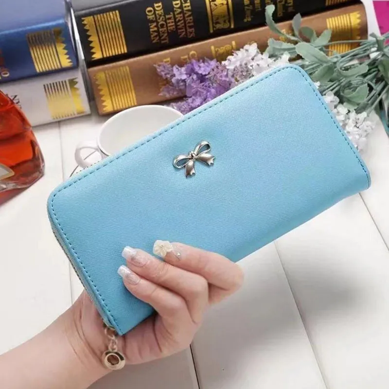 

Fashion Women Ladies Leather Clutch Wallet Long Card Holder Case Purse For Card Holder Baellery Wristlet Portomonee