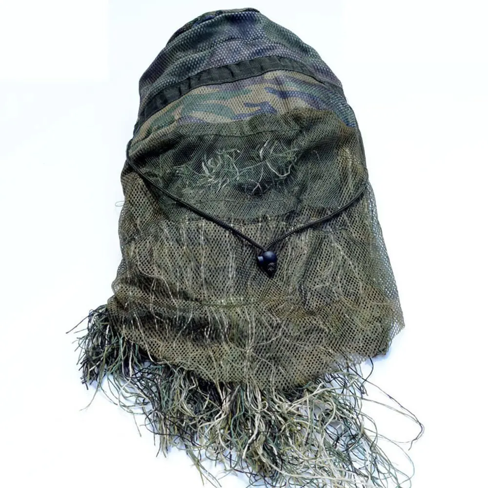 Поклонники армии Ghillie костюм головной убор снайперская Скрытая камуфляжная